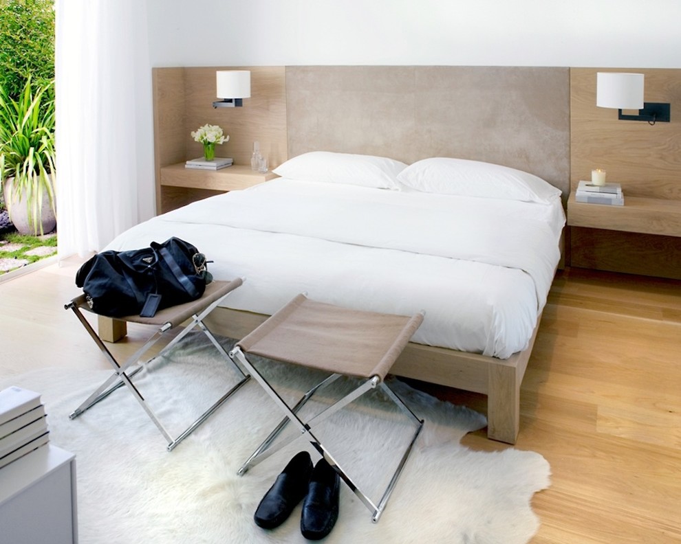 White Cowhide Rug Bedroom Modern with None 