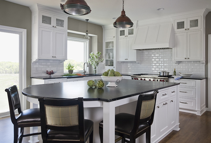 White Kitchen Cabinet Kitchen Traditional with Island Kitchen Table Kitchens