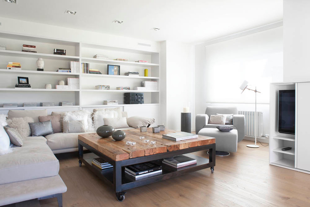 White Lacquer Coffee Table Living Room Contemporary with Casters Coffee Table With