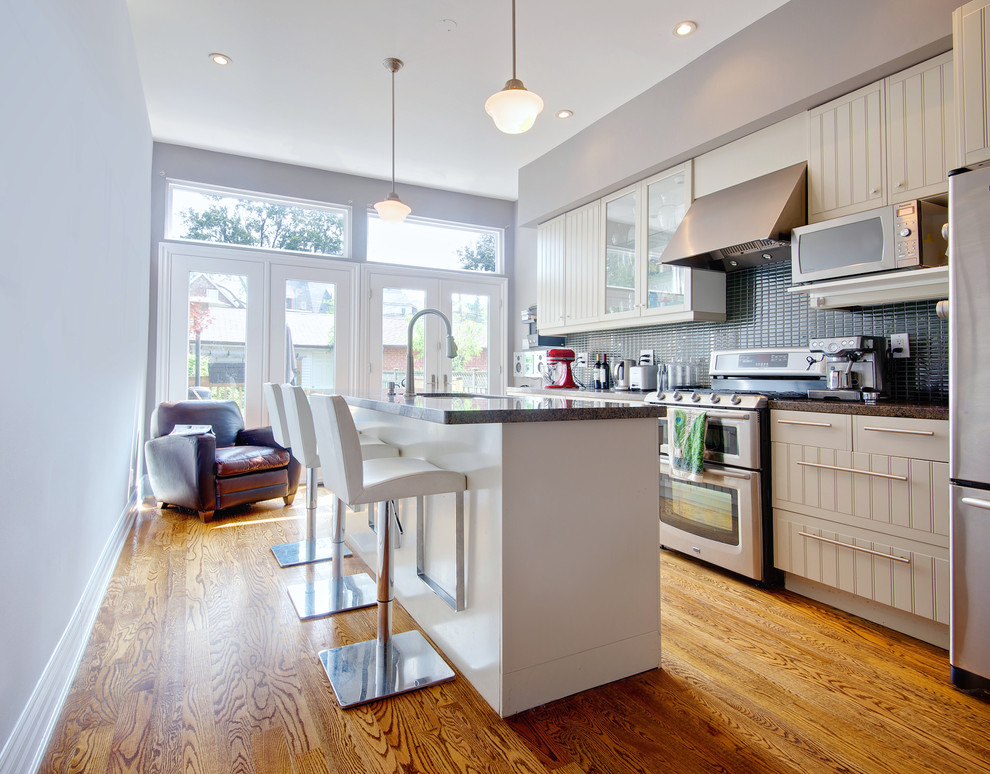 White Leather Bar Stools Kitchen Contemporary with Beadboard Kitchen Cabinets Kitchen