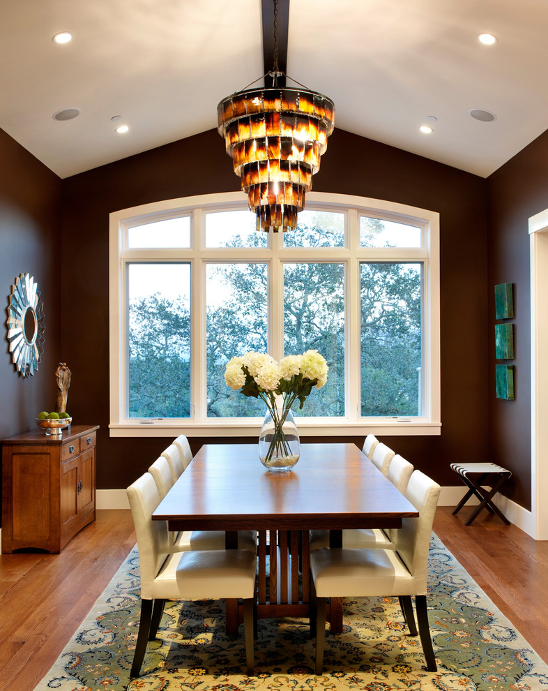 White Leather Dining Chairs Dining Room Contemporary with Arched Window Area Rug