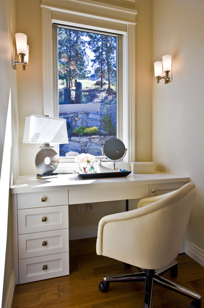 White Leather Office Chair Bedroom Contemporary with Desk Mirror Stacked Stone