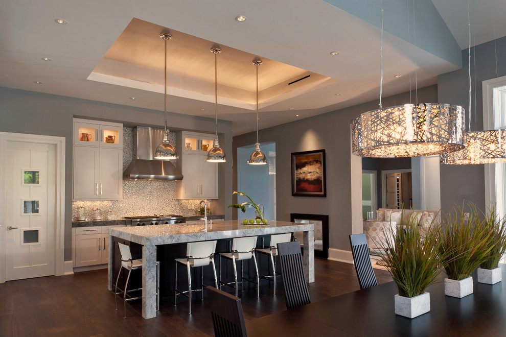 White Modern Kitchen Cabinets Kitchen Contemporary with Contemporary House Design Drop