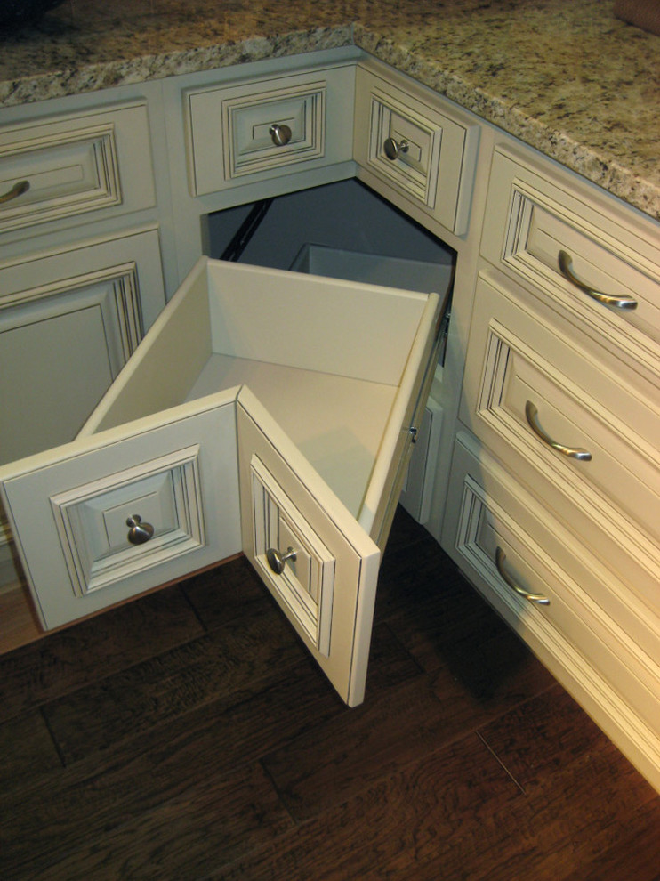 White Modern Kitchen Cabinets Spaces Traditional with Arlington Cream White Arlington