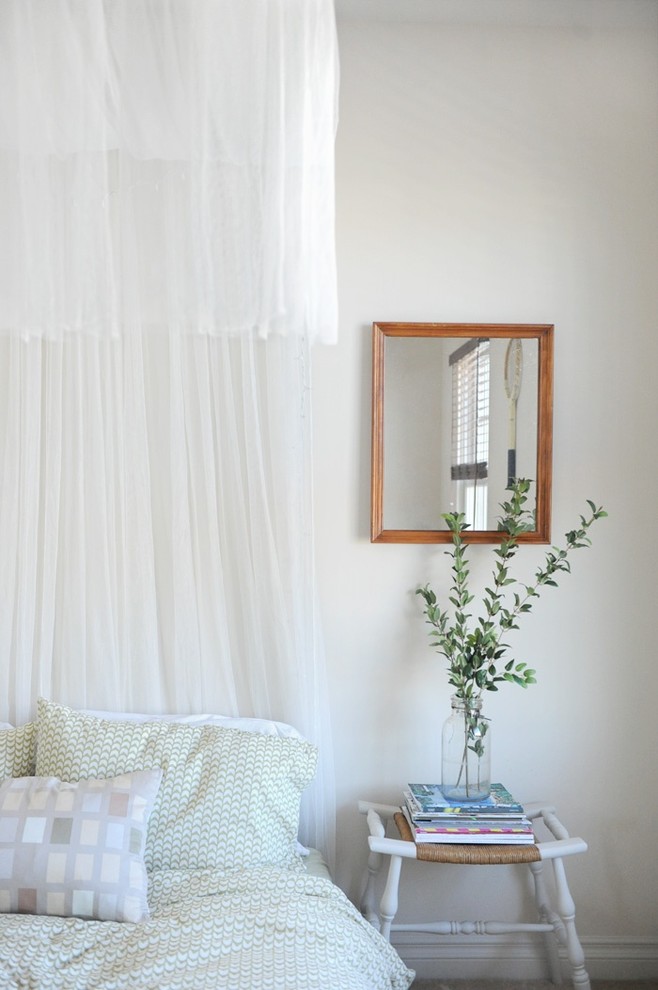 White Sheer Curtains Bedroom Eclectic with Bed Canopy Bed Pillows