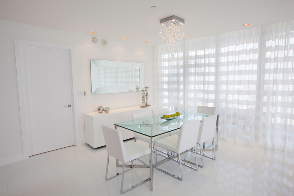 White Sheer Curtains Dining Room Contemporary with Buffet Chandelier Dining Area