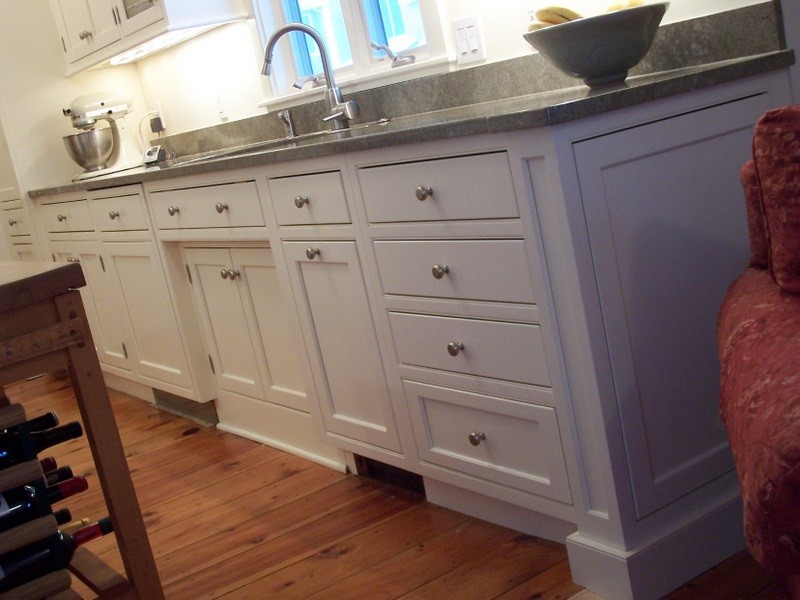 White Soapstone Countertops Kitchen Traditional with None 1