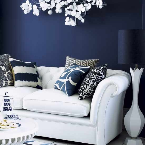White Tufted Bed Living Room Modern with None 