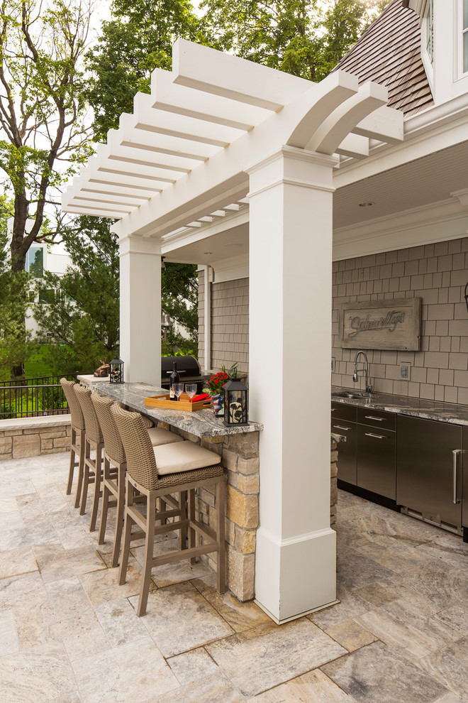 Wicker Bar Stools Patio Beach with Entertaining Yard Lake House