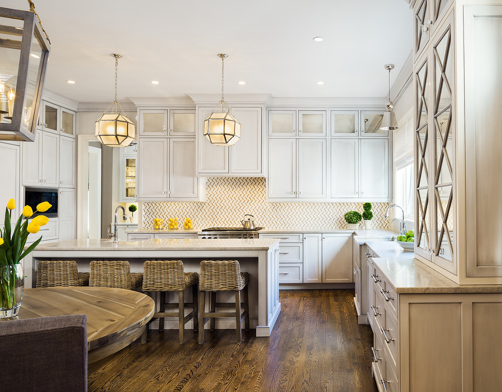 Wicker Counter Stools Kitchen Transitional with Apron Front Sink Bar