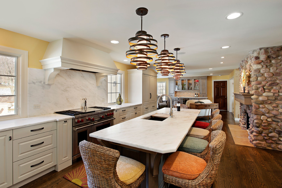 Wicker Counter Stools Kitchen Transitional with Colorful Chair Cushions Colorful