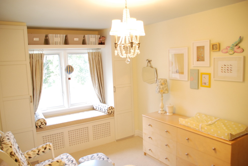 Window Coverings Houston Nursery Contemporary with Bedroom Built in Seating