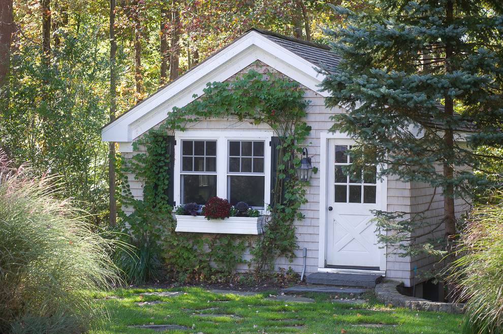 Window Flower Boxes Garage and Shed Traditional with Cape Cod Style Climbing