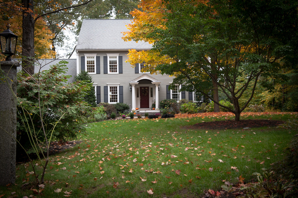 Window Molding Ideas Exterior Traditional with My Houzz Saltbox 1