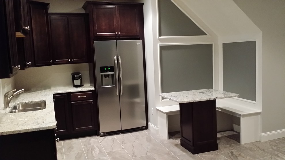 Window Treatment for Sliding Glass Door Kitchen Contemporary with Basements Media Room Home