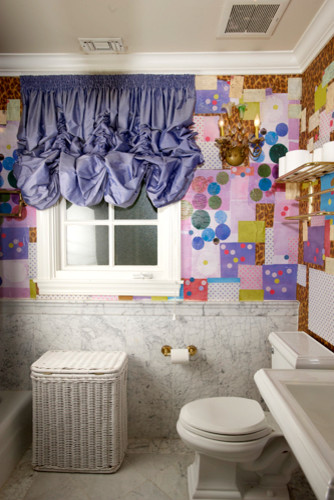 Window Treatment Styles Bathroom Eclectic with Balloon Shade Calcutta Carrera