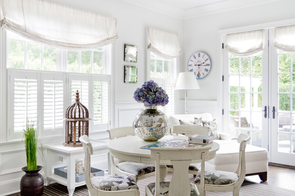 Window Treatments for Sunrooms Family Room Traditional with None 