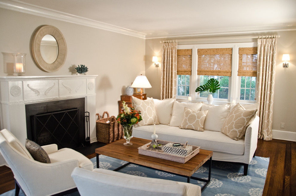 Window Treatments Raleigh Nc Living Room Traditional with Basket Beige Beige Curtains