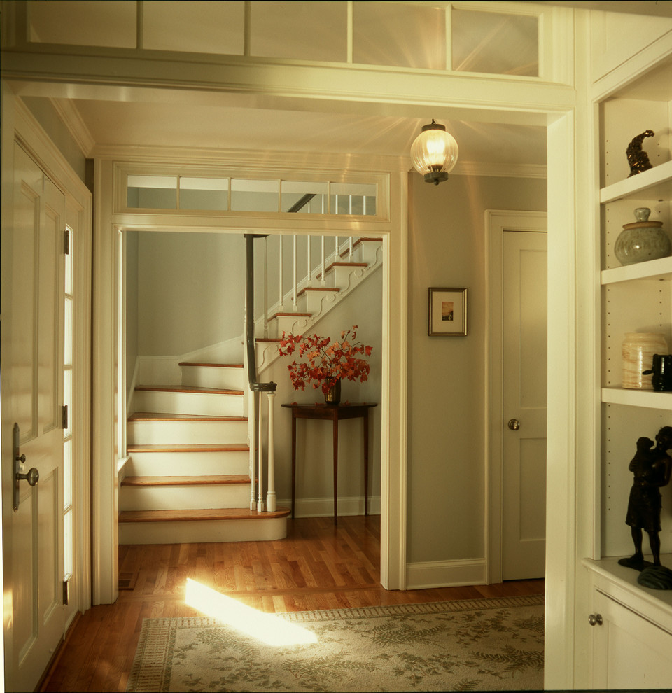 Windows with Transoms Entry Traditional with Light Filled Entrystair Hall