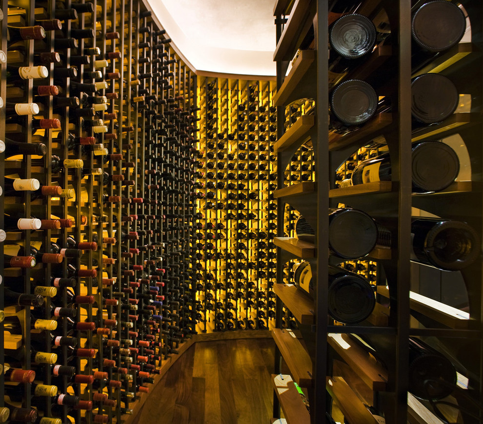 Wine Cellar Lighting Wine Cellar Contemporary with Back Lighting Backlit Fabrication1