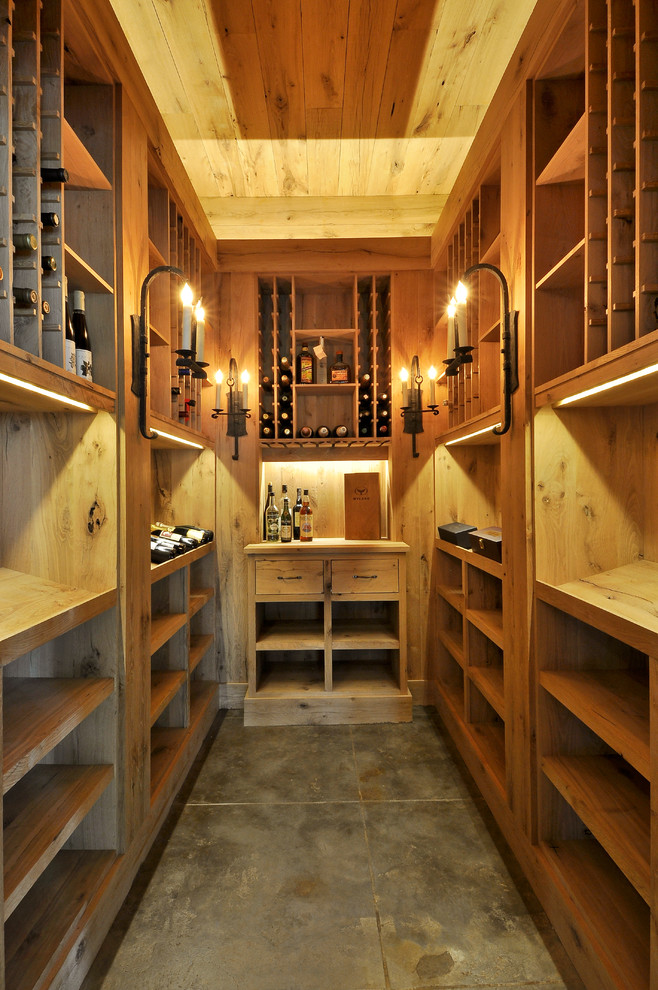 Wine Cellar Lighting Wine Cellar Contemporary with Concrete Floor Hill Country