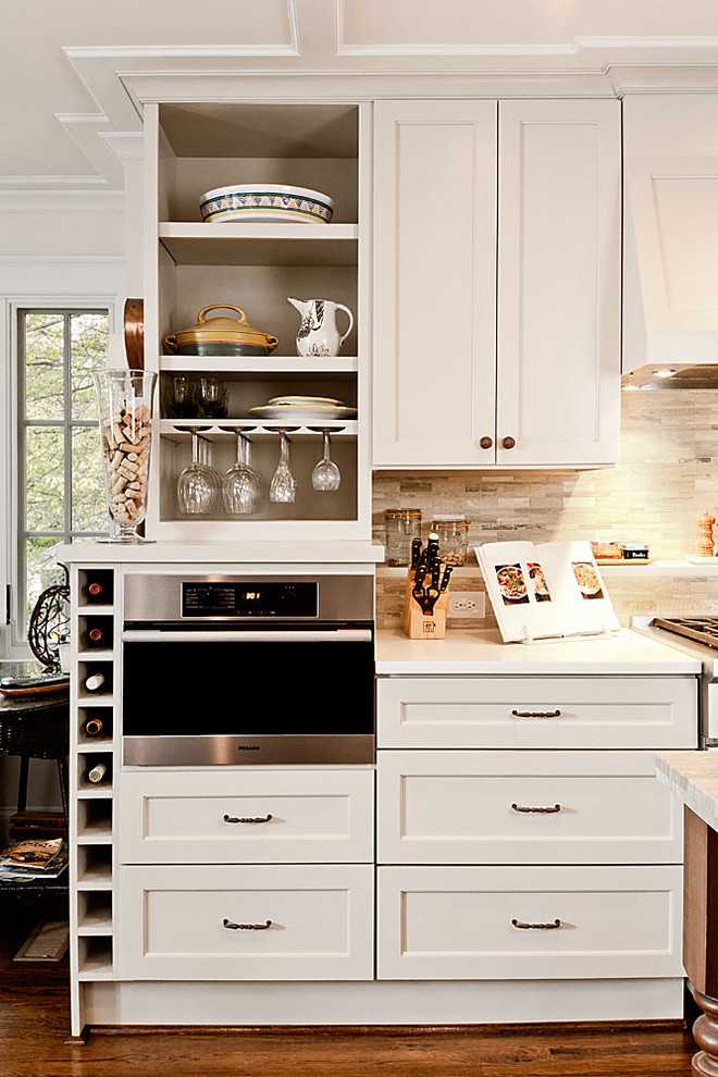 Wine Glass Storage Kitchen Traditional with Atlanta Book Shelf Buckhead