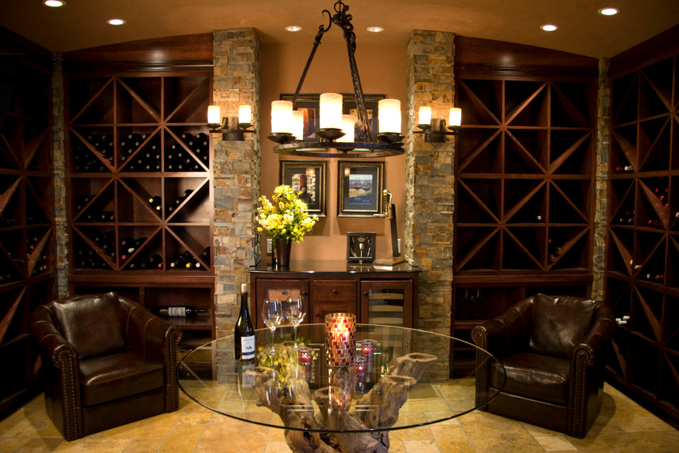 Wine Rack Designs Wine Cellar Mediterranean with Bar Built in Glass