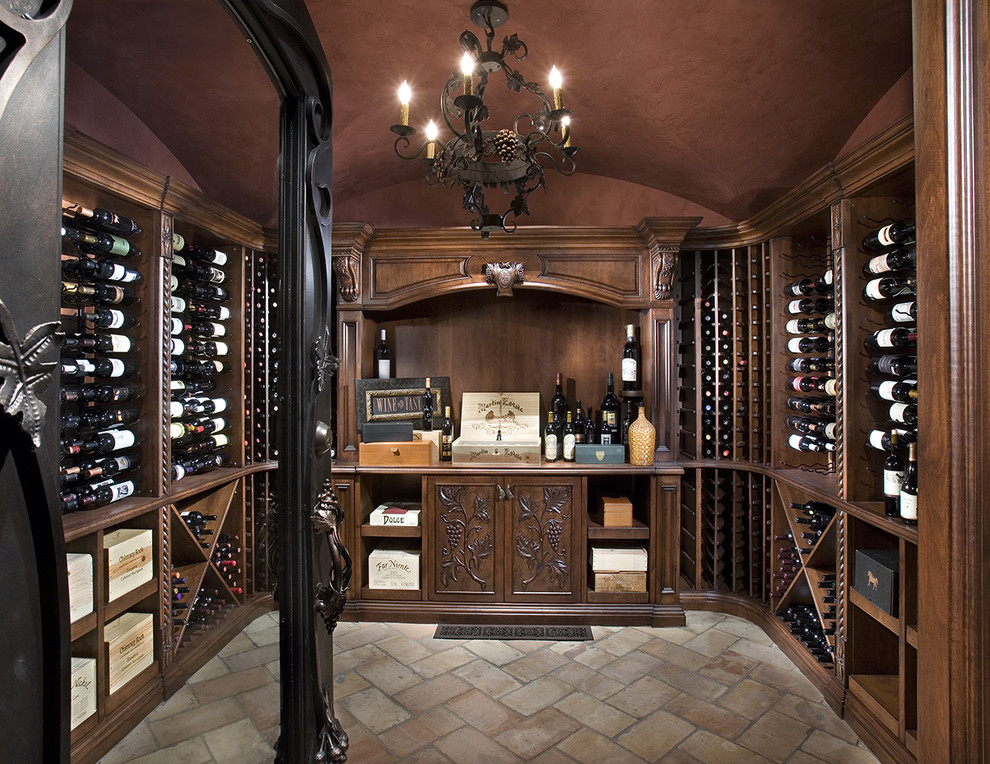 Wine Storage Racks Wine Cellar Rustic with Barware Built in Shelves