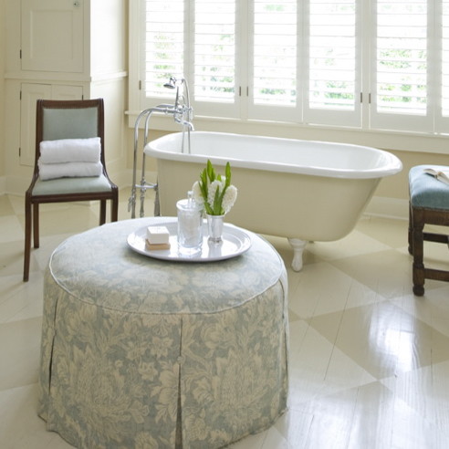 Wood Floor Paint Bathroom Traditional with Aqua Bath Bathroom Blue