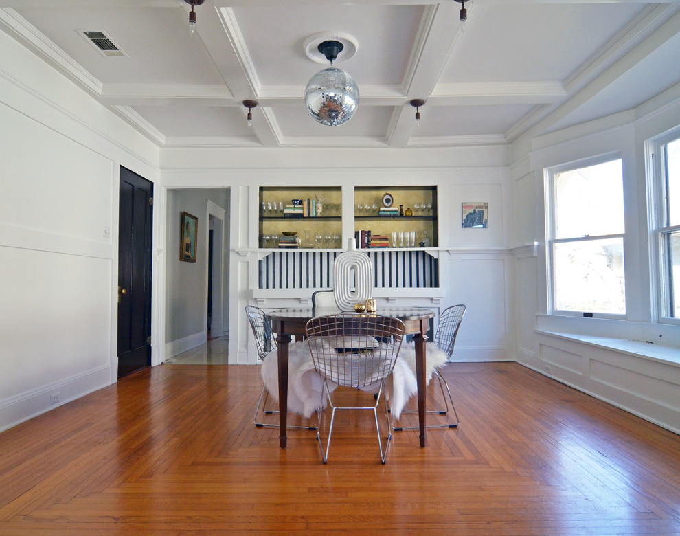 Wood Floor Patterns Dining Room Eclectic with Craftsman Eclectic Misty Spencer