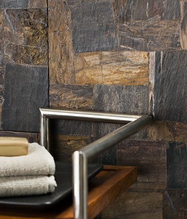 Wood Look Tile Reviews Bathroom with None 