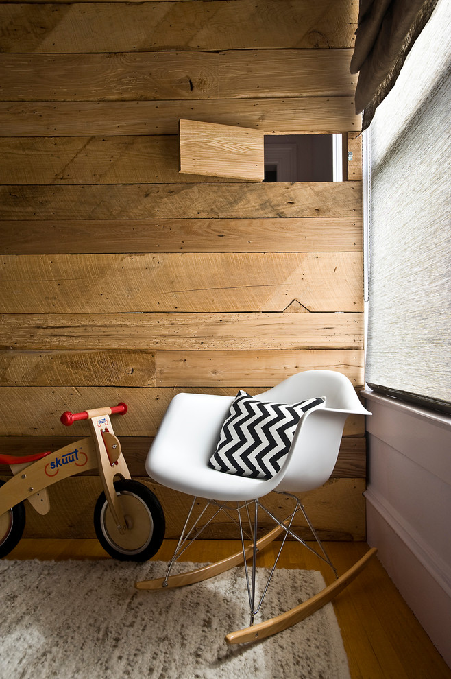 Wood Rocking Chair Kids Rustic with Eames Chair Mid Century Natural