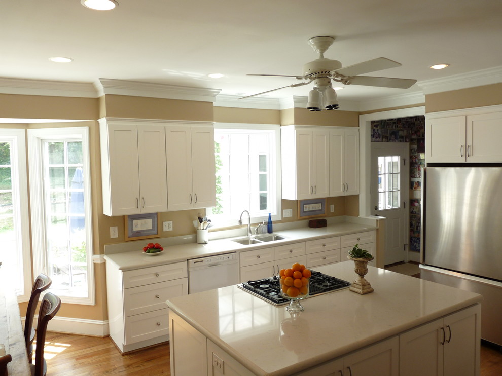 Wood Soffit Material Kitchen Traditional with Ceiling Fan Ceiling Lighting
