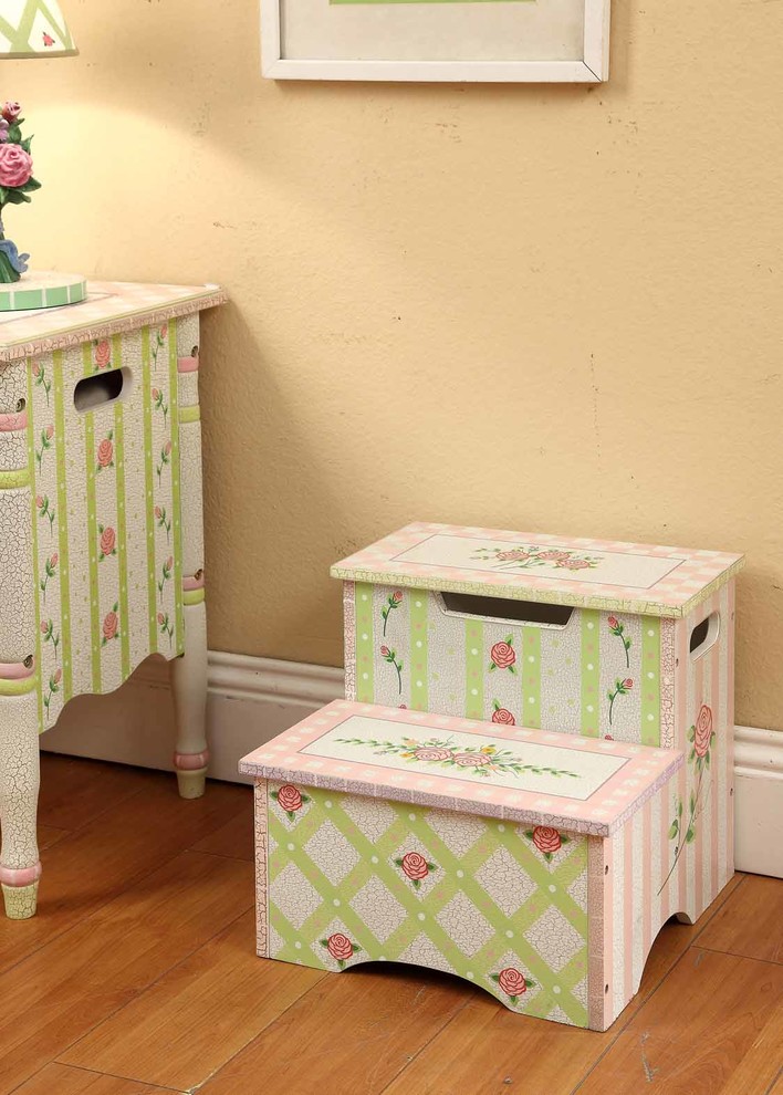 Wood Step Stool Kids Traditional with 2 Step Stools Bed