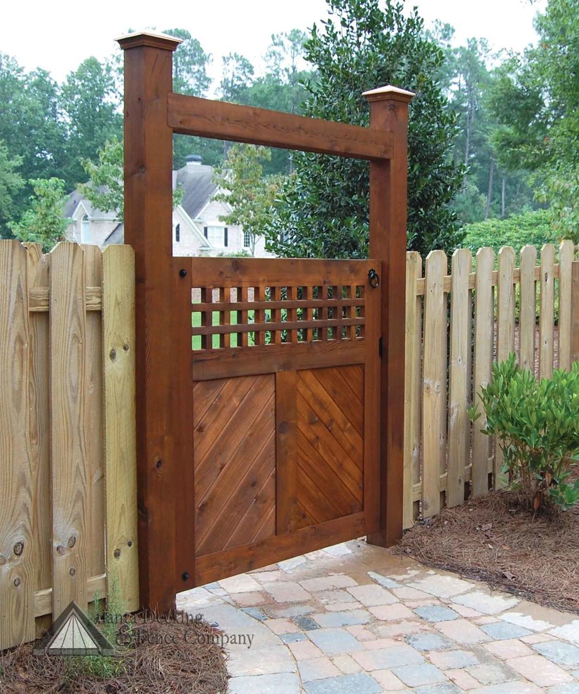 Wooden Fence Gates Spaces with None 2