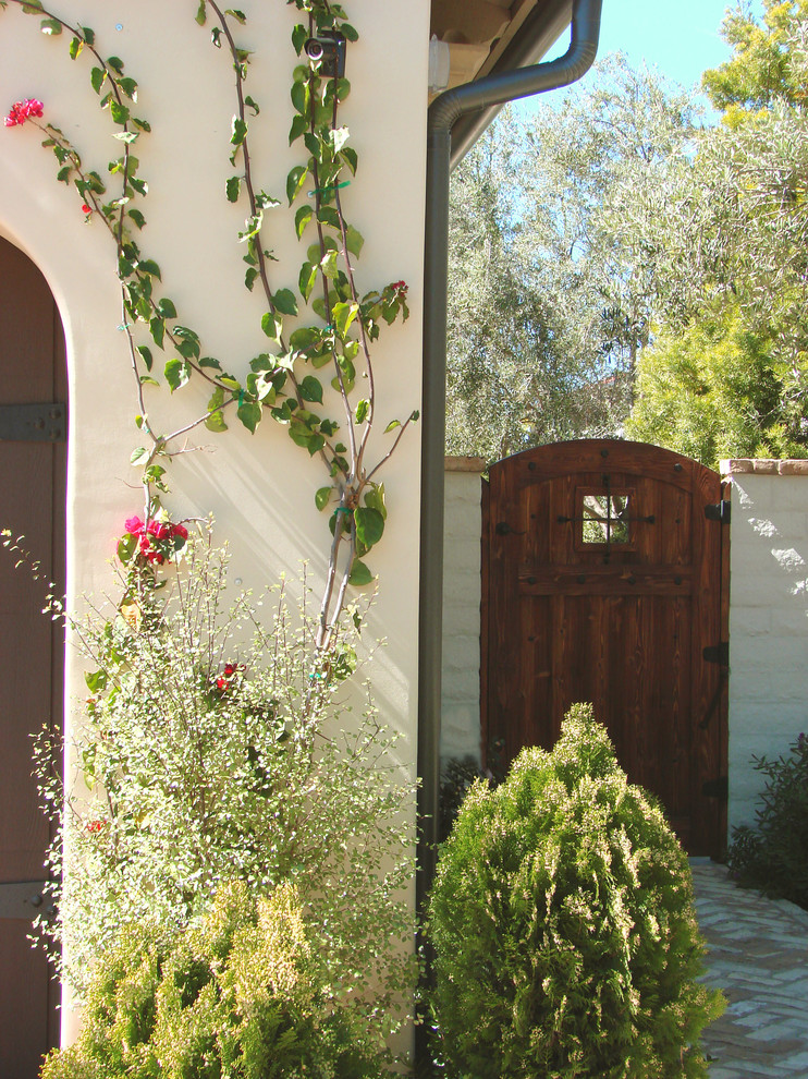 Wooden Gates Designs Landscape Traditional with Bougainvillea Brick Paving Brick