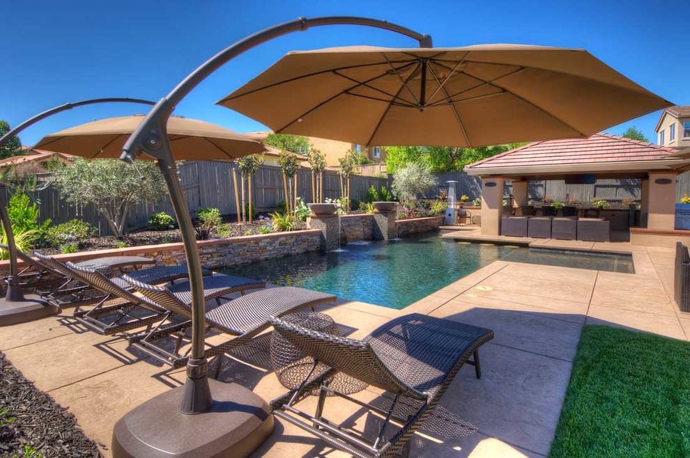 Wooden Patio Covers Pool Traditional with 4 Point Patio Cover