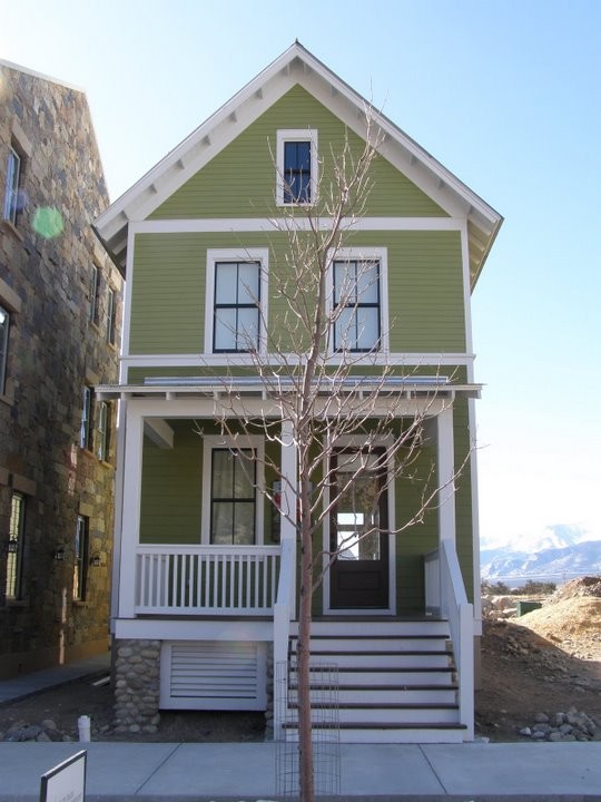 Wooden Porch Railings Exterior Traditional with Authentic Colorado Compact Cottage