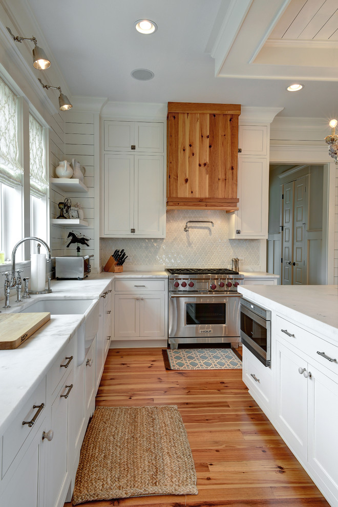 Wooden Range Hoods Kitchen Transitional with None 
