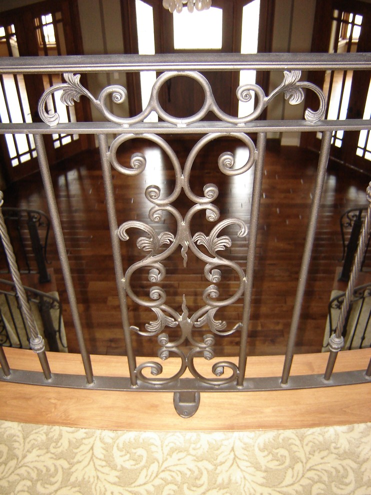 Wrought Iron Balcony Railing Spaces with None 