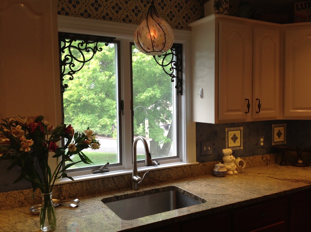 Wrought Iron Shelf Brackets Kitchen Traditional with None 