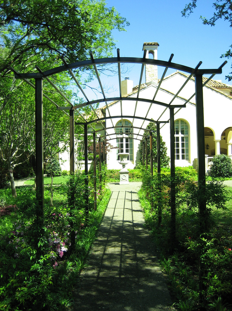 Wrought Iron Trellis Landscape Traditional with Azalea Exterior Garden Trellis