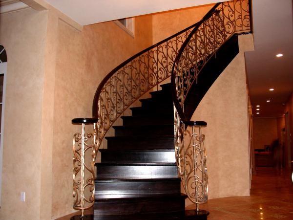 Wrought Iron Window Guards Staircase Traditional with None 
