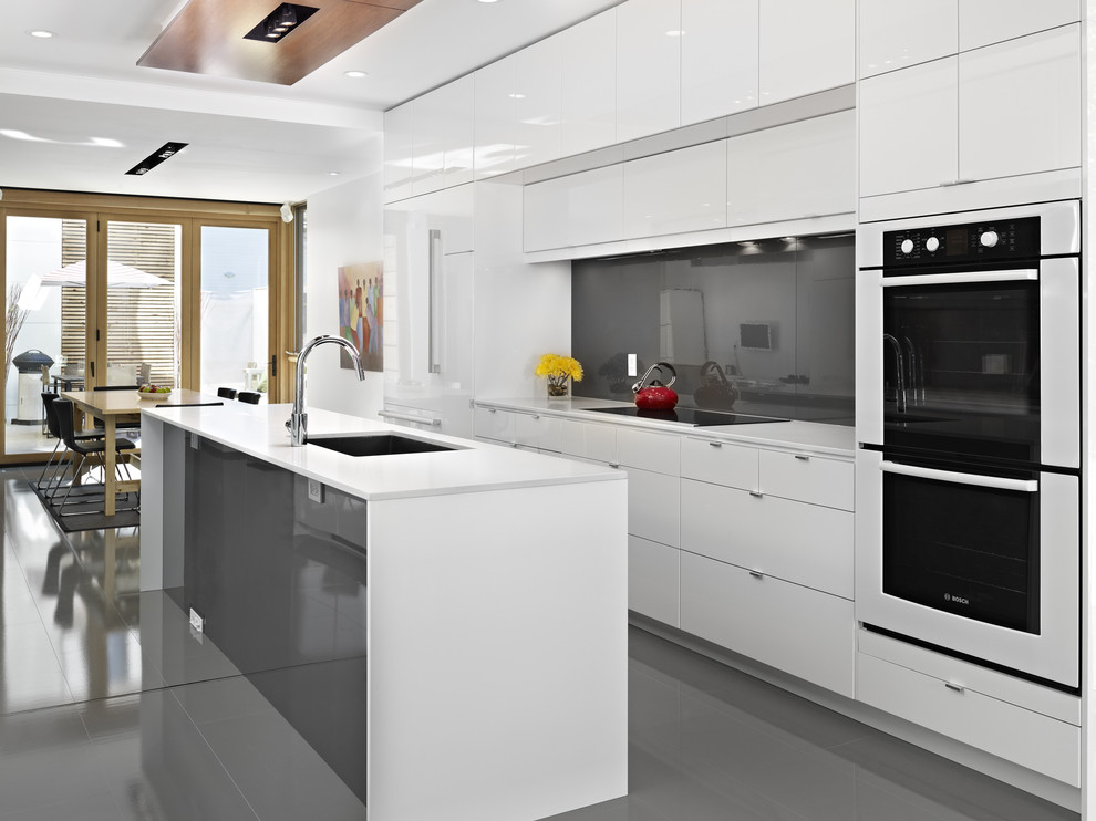 Blanco Kitchen Sinks Kitchen Contemporary with Blanco Bosch Caesarstone Quartz
