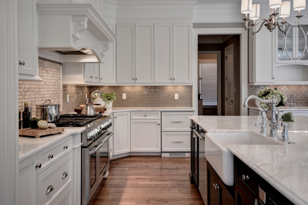 Brizo Kitchen Faucets Kitchen Transitional with Apronfront Sink Brizo Chefs