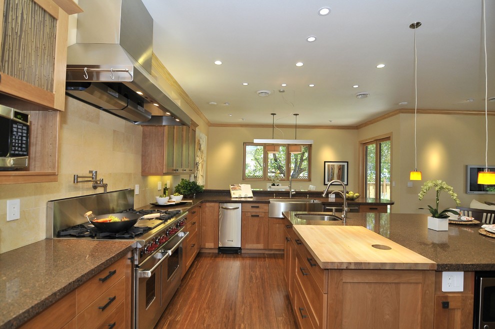 Butcher Block Kitchen Island Kitchen Transitional with Butcher Block Cooks Kitchen