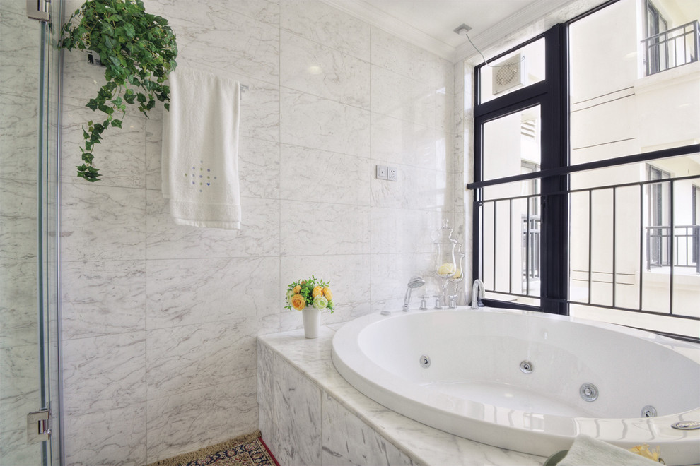Capuchin Soup Kitchen Bathroom with Marble Bathroom White Bathroom