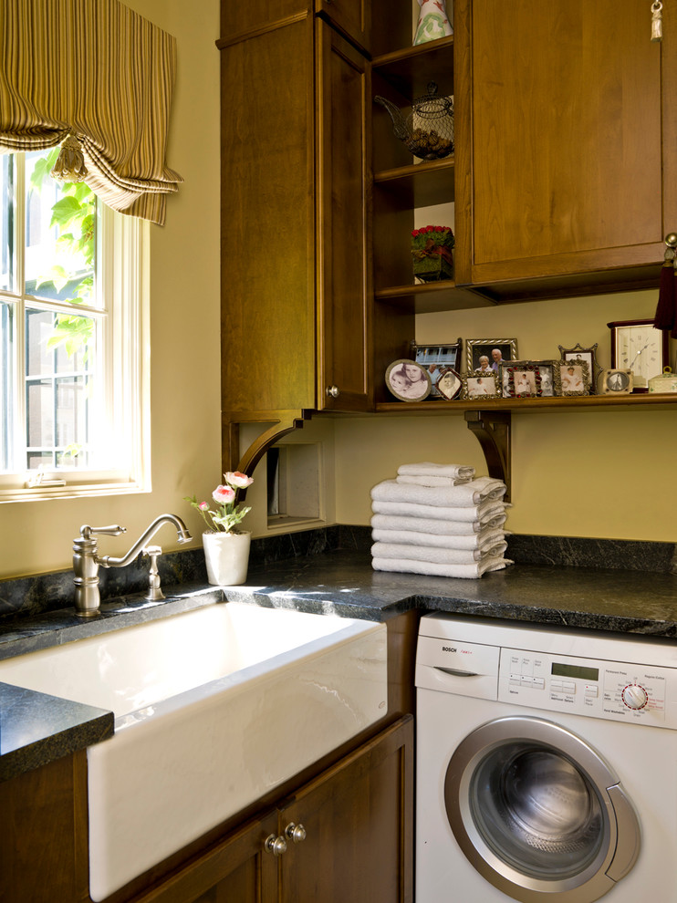 Cast Iron Kitchen Sinks Laundry Room Traditional with Apron Sink Ceramic Sink