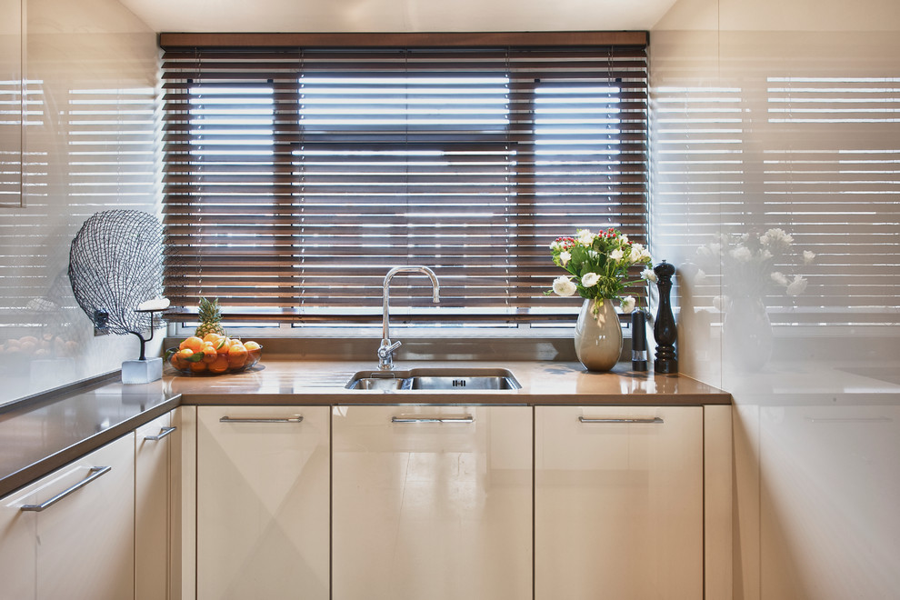 Cream Colored Kitchen Cabinets Kitchen Contemporary with Ap Design Apartment Chelsea