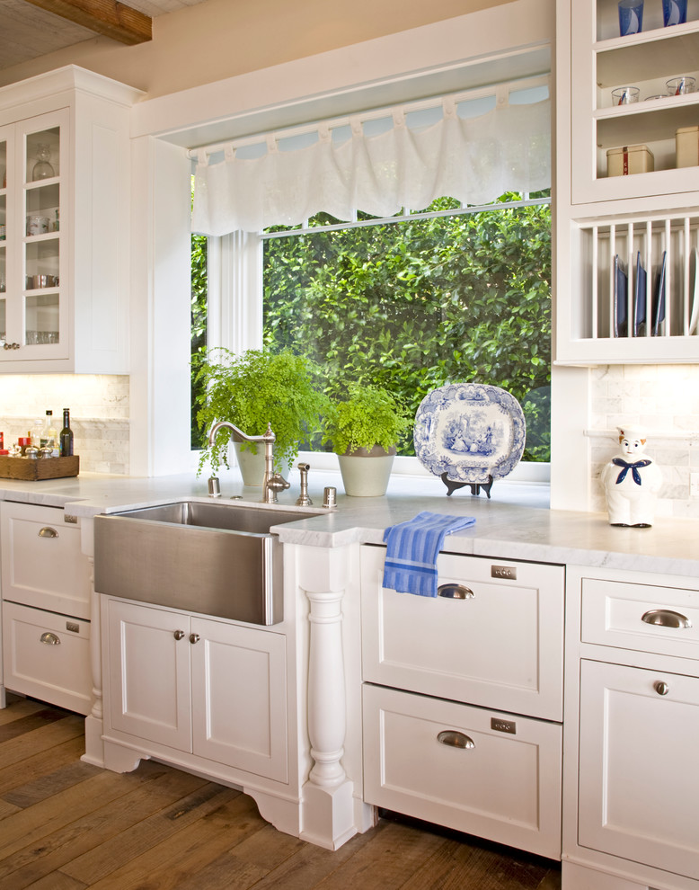 Discount Kitchen Faucets Kitchen Traditional with Apron Sink Blue Willow